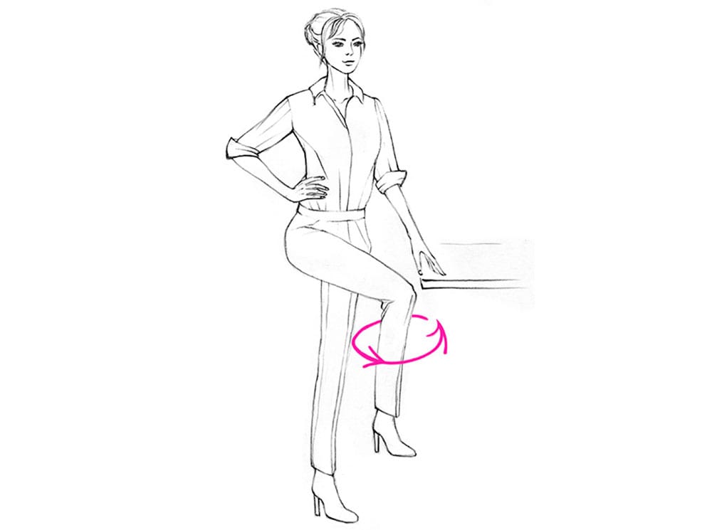 Knee warm-up