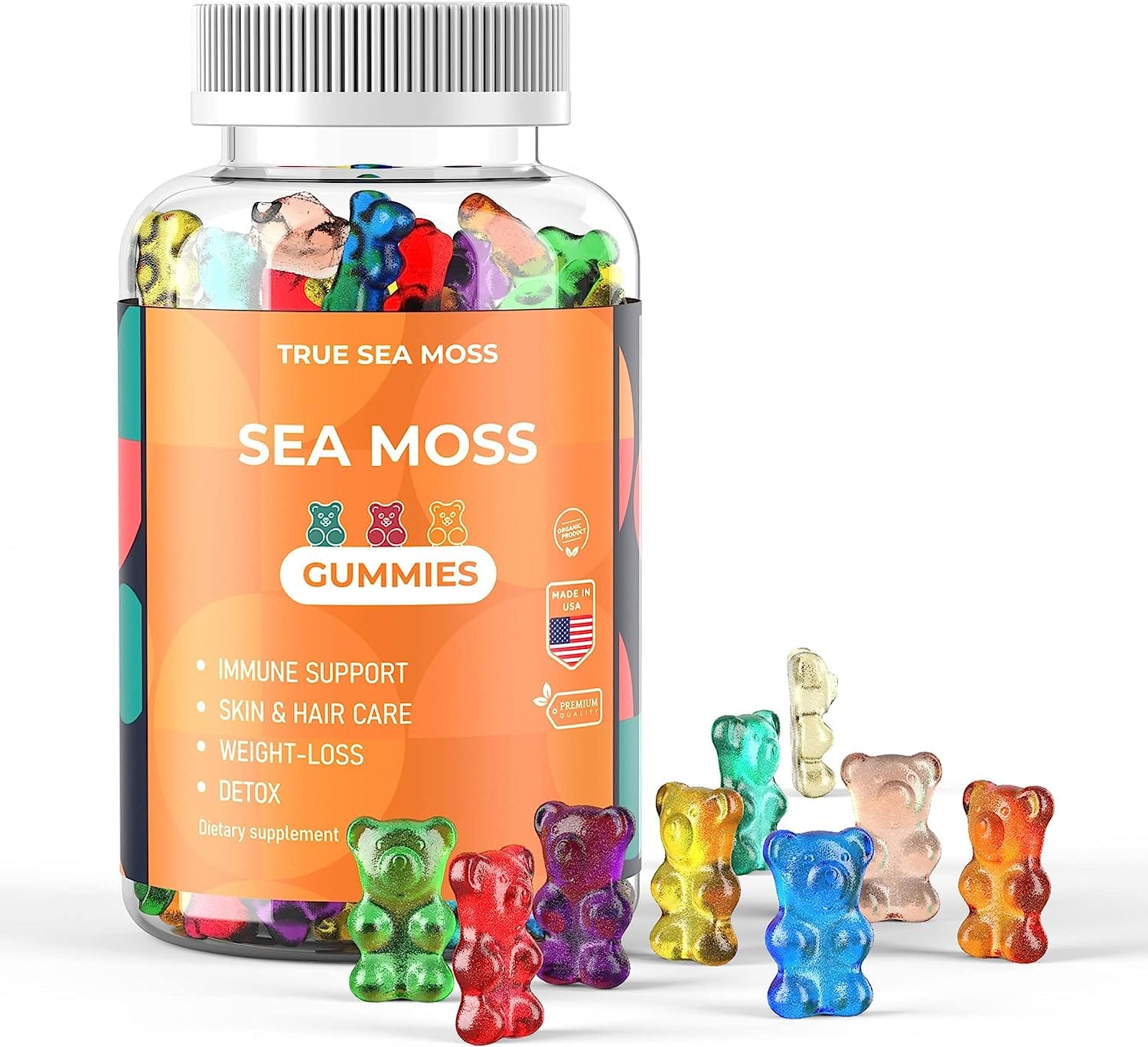 TrueSeaMoss Organic Sea Moss Gummies
